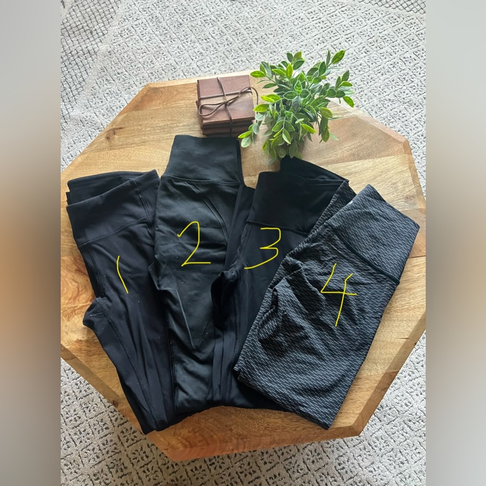 lululemon athletica Black Leggings Set ⭐️ Tag Removed - See Measurements Below